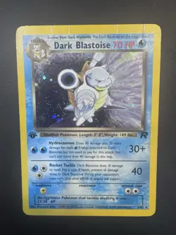 1st Edition Dark Blastoise 3/82 Team Rocket 2000 Holo Rare WOTC Pokemon Card TCG - Image 3