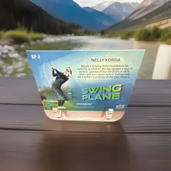 2026 Upper Deck Golf Nelly Korda Swing Plane SP-2 Holo Foil LPGA Insert Card RC - Image 2