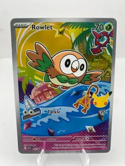 ROWLET 043 HOLO P ME: MEGA EVOLUTION PROMO POKEMON NM/M - Image 1