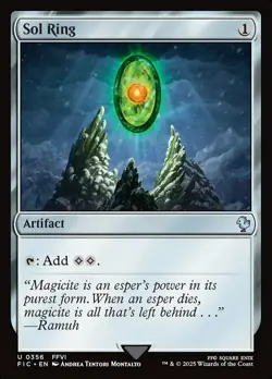 Sol Ring (0356) Light Play, English Magic the Gathering MTG Commander: Final Fan - Image 1