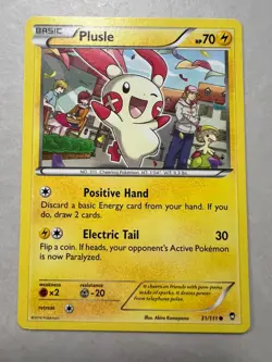 [2014] Pokemon Card TCG | Plusle #31/111 Furious Fists |. - Image 1