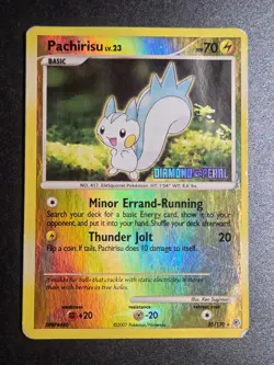 Pachirisu 35/130 DMG Diamond & Pearl Rare Pokemon Reverse Holo - Image 1