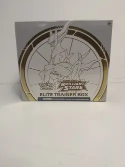 Pokemon TCG Brilliant Stars ETB Elite Trainer Box New Sealed Look - Image 1