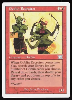 Goblin Recruiter 186 Classic Sixth Edition NM - Image 1