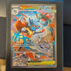 Mega Lucario ex 179/132 Special Illustration Rare SIR Mega Evolution Pokemon TCG - Image 1