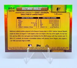 2026 Topps Series 2 #654 Baltimore Orioles Team Card Golden Mirror SSP - Image 1