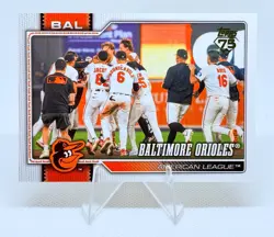 2026 Topps Series 2 #654 Baltimore Orioles Team Card Golden Mirror SSP - Image 2