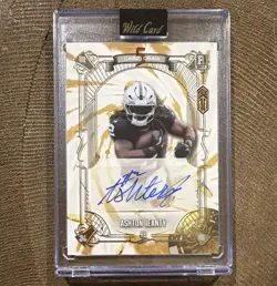 Wild Card 2025 5 Card Draw True 1/1 Ashton Jeanty Football Auto 1/1 Autographed - Image 1