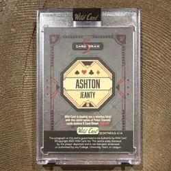 Wild Card 2025 5 Card Draw True 1/1 Ashton Jeanty Football Auto 1/1 Autographed - Image 2