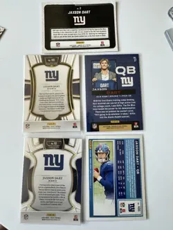 Lot of 5 2025 Panini Jaxson Dart Giants Rookie Cards Select Donruss Optic - Image 2