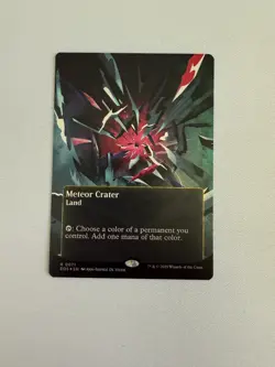 Meteor Crater (#71 - Borderless Foil) - Edge of Eternities: Stellar Sights (EOS) - Image 1