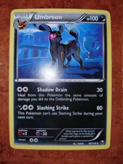 Umbreon 60/108 Uncommon – BW: Dark Explorers (2012) – LP - Image 1