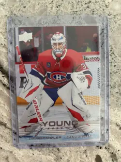 2025-26 Upper Deck Extended Series Jacob Fowler Young Guns RC (#724) - Image 1