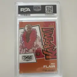 Panini 2025 Combat Anthology Kaboom! Ric Flair #12 PSA 9 WWE Insert - Image 2