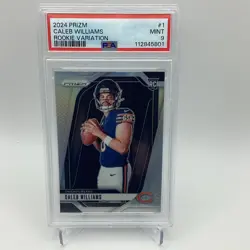 2024 Panini Prizm Caleb Williams Silver Variation Rookie RC - PSA 9 - Bears - Image 1