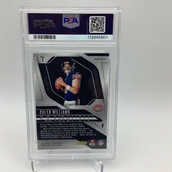 2024 Panini Prizm Caleb Williams Silver Variation Rookie RC - PSA 9 - Bears - Image 2