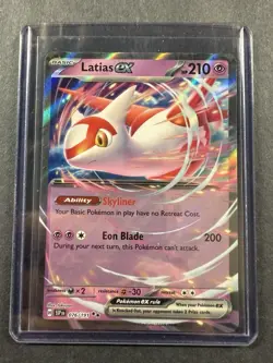 Pokemon TCG Latias EX Surging Sparks Scarlet & Violet Double Rare Card 76/191 - Image 3