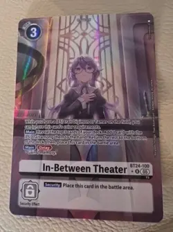 Digimon Card Game In-Between Theater BT24-100 Rare Alternate Art NM - Image 1