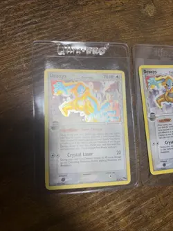 Pokemon Card Deoxys Delta Species Holo Rare 2/17 MP LOT OF 2 - Image 4