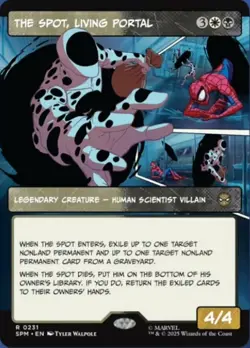 x1 The Spot, Living Portal - Foil - Borderless R MTG Marvel's Spider-Man M/NM, E - Image 1