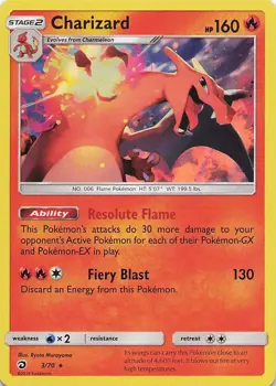 Pokemon Card - Charizard - Holo (3/70 - Dragon Majesty) - Image 1