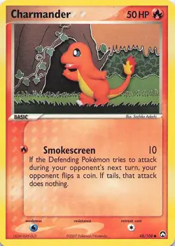 Pokemon Card - Charmander - (48/108 - Power Keepers) - Image 1