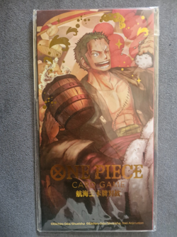 ONE PIECE Card Game New Year 2024 Zoro ST01-013 Promo Chinese - Image 1