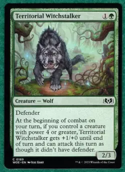 Territorial Witchstalker - Wilds Of Eldraine WOE #0189 - Magic MTG Card - Image 1