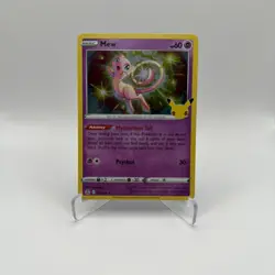 🔥Mew Holo Rare Celebrations 011 TCG Card Sword & Shield Foil 2021🔥 - Image 1