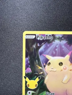 Pikachu 005/025 Pokemon Card TCG 25th Anniversary Promo Holo TCG - Image 2