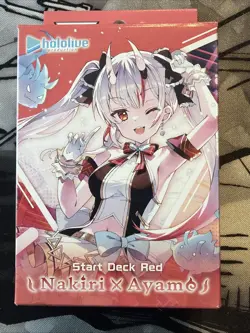 New Sealed Eng Hololive Official Card Game Start Deck Red Nakiri Ayame SD02E - Image 1