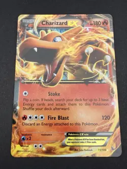 Pokemon TCG Charizard EX Holo Rare Card 11/106 XY Flashfire - Image 1