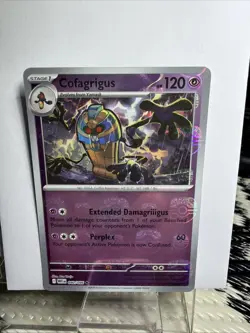 Pokemon TCG Cofagrigus White Flare Reverse Holo Card 40/86 Master Ball - Image 1
