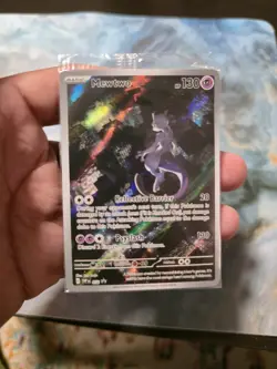 SEALED! Mewtwo 052 Scarlet & Violet Promo Card Holo Illustration Rare NM - Image 1