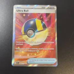 Pokemon Ultra Ball Full Art Holo Trainer-Item Card 264/217 - Image 1
