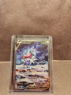 Suicune v Crown Zenith Galarian Gallery Holo Ultra Rare Card GG38 GG70 NM. - Image 1