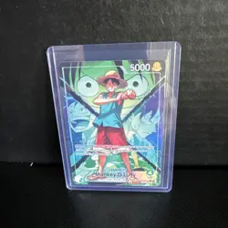 OP16 GU Luffy alternate art leader card, OP16-022 - Image 1