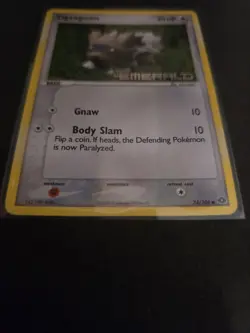 Zigzagoon Ex Emerald Stamped Reverse Holo Common 74/106 2005 - LP Pokemon Card - Image 4