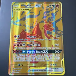Pokemon - Reshiram Charizard GX Sun Moon SM247 Holo Promo - Jumbo Card - Image 1