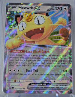 Meowth ex 062/088 Double Rare - Perfect Order - English Pokemon TCG Card - Image 1