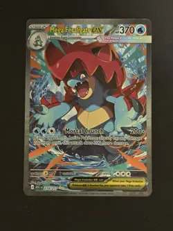 Mega Feraligatr EX 274/217 Full Art EX Holo Pokemon TCG Card - Image 1