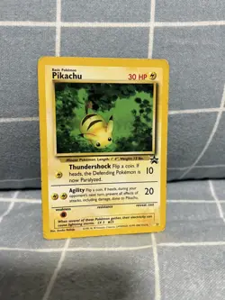 Pikachu #27 Black Star Promo The Power Of One WOTC Original 2001 Pokemon Card - Image 1