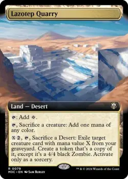 MTG English Lazotep Quarry (Extended Art) (Ripple Foil) NM Foil - Image 1