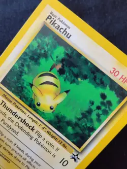 Pokemon Card Pikachu Movie Promo Black Star #27 Wizard Of The Coast 2000 NM - Image 2