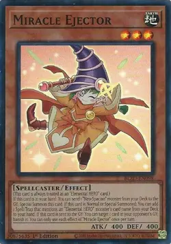 x1 Miracle Ejector - BLZD-EN098 - Super Rare - 1st Edition Yu-Gi-Oh! M/NM - Image 1