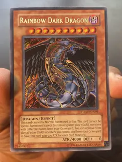 Rainbow Dark Dragon PTDN-EN003 Secret Rare Phantom Darkness Unlimited LP Yugioh - Image 1