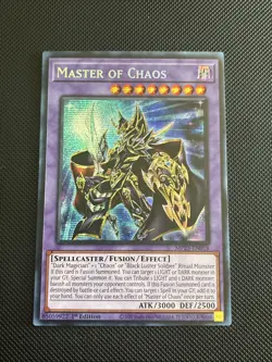 Yugioh! - Master of Chaos MP23-EN018 1st Edition Prismatic Secret Rare NM - Image 1