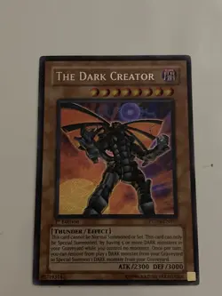 The Dark Creator * PTDN-EN017 * Secret Rare 1st Edition MISPRINT FOIL BLEED - Image 3