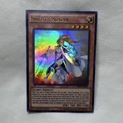 Konami Yu-Gi-Oh! Silent Paladin DPRP-EN003 Rivals Pharaoh Super Rare Foil 1st - Image 1