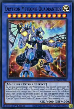 Drytron Meteonis Quadrantids - GEIM-EN030 - NM/VLP - Super Rare - 1st ed -Yugioh - Image 1